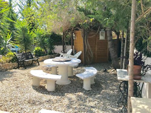 Zahrada ubytování Villa Rosa Sitges