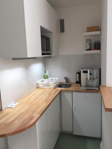 Η κουζίνα ή μικρή κουζίνα στο Apartment Sonne