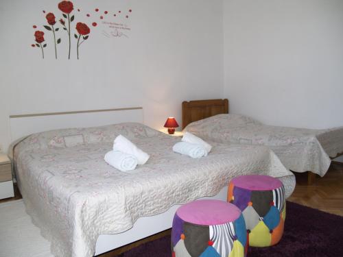Postel nebo postele na pokoji v ubytování Apartment Vito