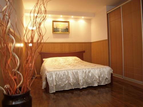 Postel nebo postele na pokoji v ubytování Apartment in the city center