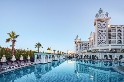 a view of the resort with a swimming pool at Granada Luxury Belek - Family Kids Concept in Belek