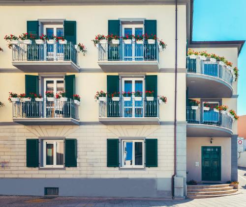 Le Residenze del Centroにあるバルコニーまたはテラス