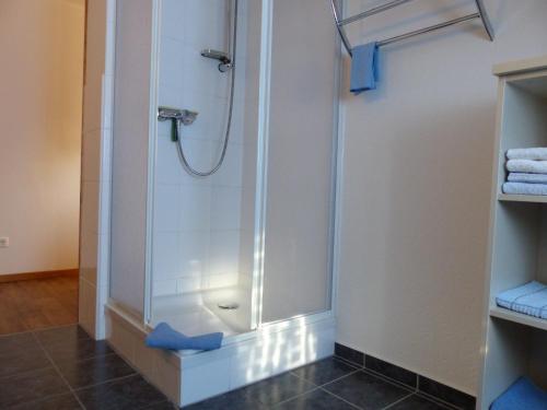 Koupelna v ubytování Ferienwohnung Scarlett
