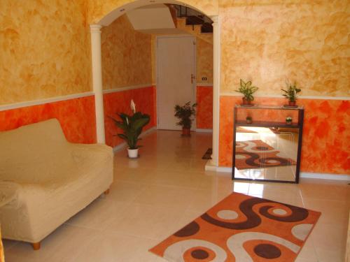 Χώρος καθιστικού στο Bed & Breakfast Delle Palme