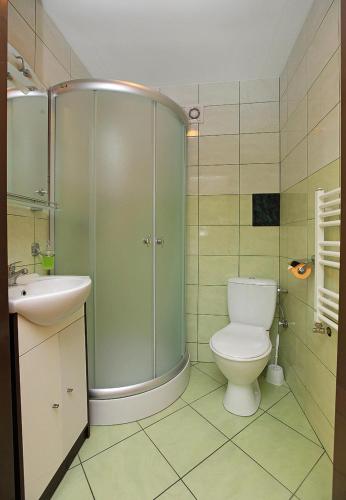 Koupelna v ubytování Hotel Best Inn Bydgoszcz S5