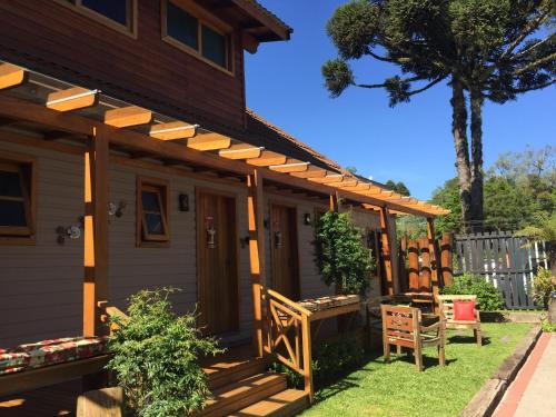 Κήπος έξω από το Cabanas Belo Destino