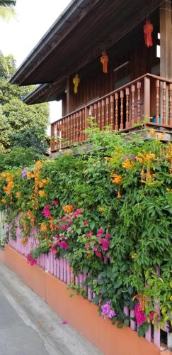 Κήπος έξω από το Siriwan Hostel