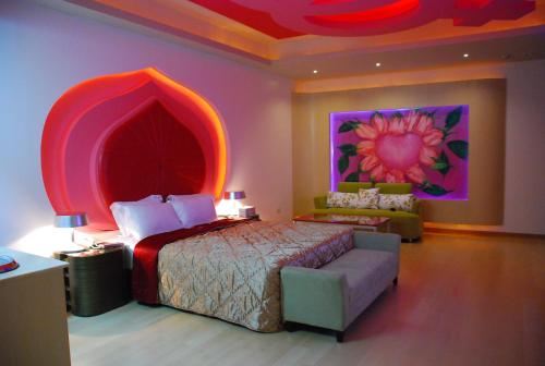 Katil atau katil-katil dalam bilik di Wei Feng Exquisite Motel Pintung Branch