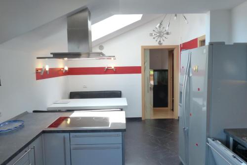 Η κουζίνα ή μικρή κουζίνα στο Residence Liesy