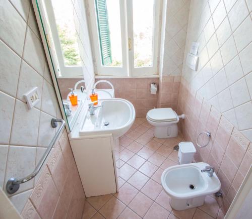 Koupelna v ubytování B&B "Posta di Colonna"