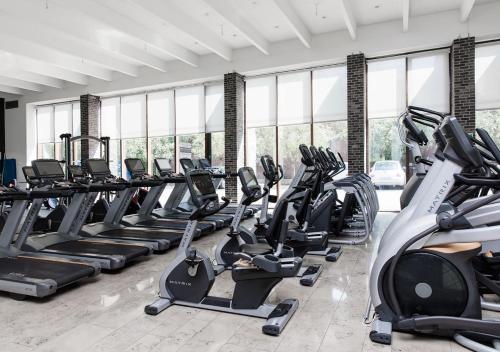 Fitness centrum a/nebo fitness zařízení v ubytování Charlottehaven