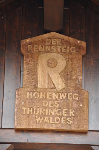 Certifikát, hodnocení, plakát nebo jiný dokument vystavený v ubytování Berggasthof Heuberghaus, direkt am Rennsteig