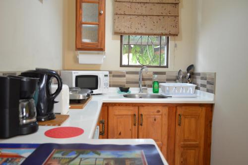 A kitchen or kitchenette at Kiskadee Korner