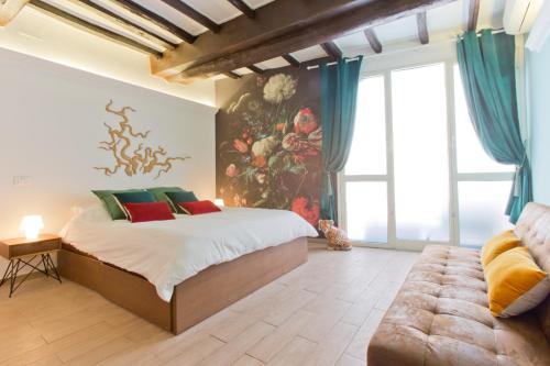 Posteľ alebo postele v izbe v ubytovaní Il Leopardo (Trastevere)