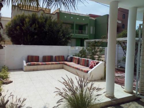 Χώρος καθιστικού στο villa avec jardin