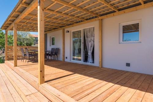 Balkón nebo terasa v ubytování Authentic Camping Dalmatia