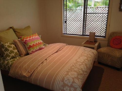 A bed or beds in a room at Casa de Playa