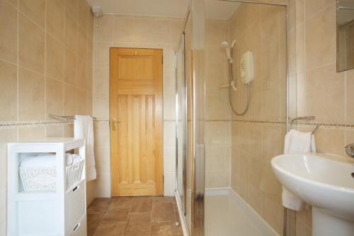 Koupelna v ubytování Avonlea Self-Catering
