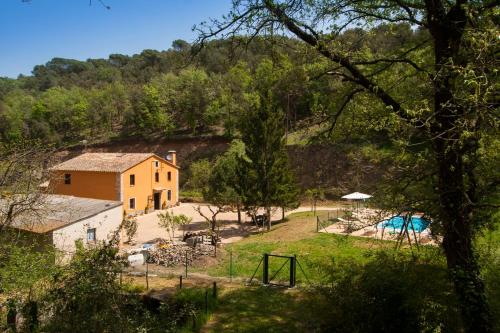 Landskap semula jadi dekat dengan the country house
