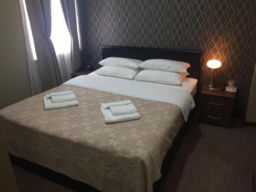 Cama o camas de una habitación en Hotel Morava - Šabac