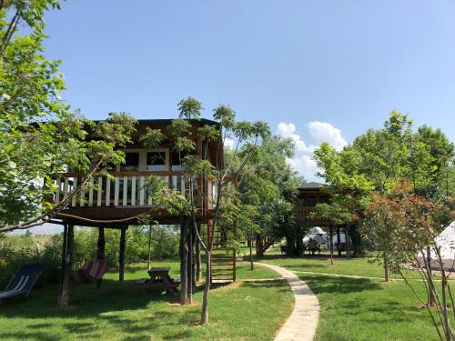 Zahrada ubytování Lake Shkodra Resort
