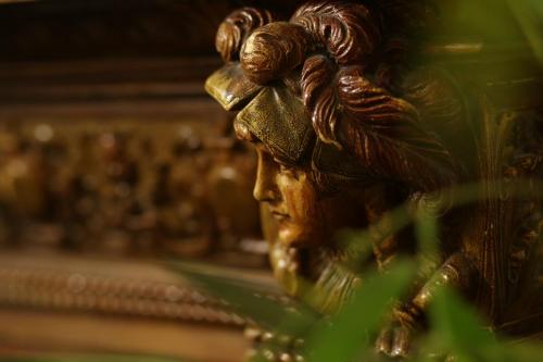 a statue of a woman wearing a headdress at Hotel AI Königshof in Berlin