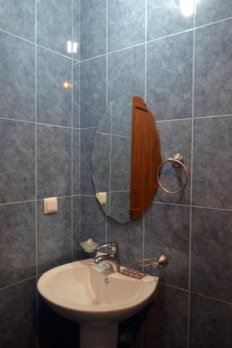 Koupelna v ubytování Hotel Nirvana