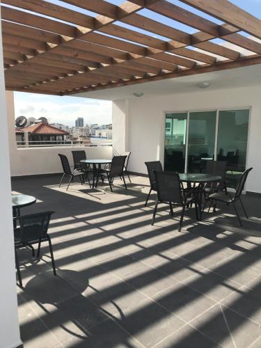Балкон или терраса в Cozy apartment in exclusive area Bella Vista