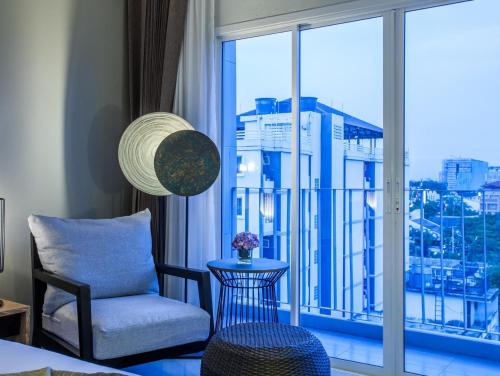 Posezení v ubytování Hug Nimman Hotel