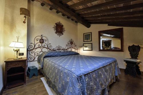 Cama o camas de una habitación en Castelletto di Montebenichi