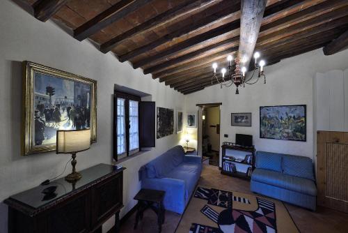 Zona de estar de Castelletto di Montebenichi