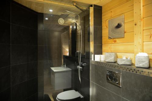Bathroom sa Hostellerie Normande