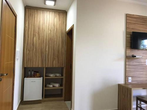 Kuchyň nebo kuchyňský kout v ubytování Hotel Kaeru
