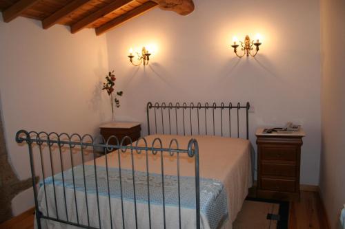 Quinta de la Barandica 객실 침대