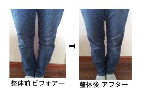 two pictures of a person wearing blue jeans at Body Balance House in Miyako Island