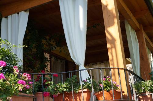 Un balcón o terraza en B&B Lo Sparviero