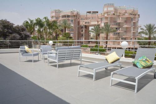 Gallery image of Villa with heated pool and Jacuzzi Sea View 300m Front of the Beach in Eilat
