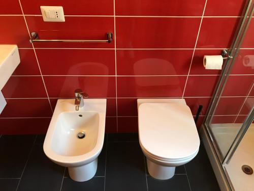 Koupelna v ubytování Accomodation Libertino