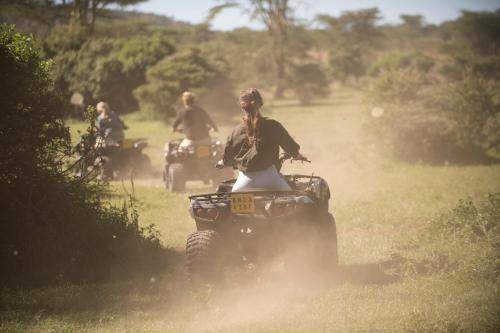Clientes alojados en Olarro Plains
