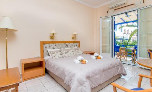 Cama o camas de una habitación en Syros Atlantis
