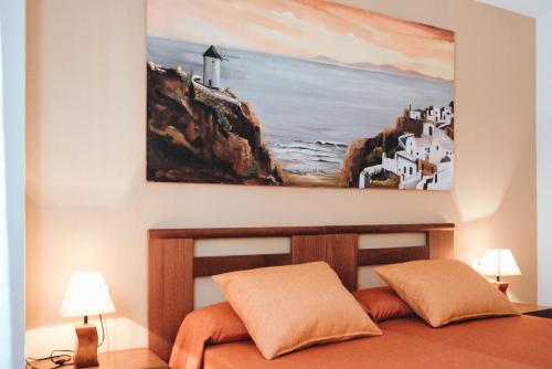 Postel nebo postele na pokoji v ubytování Avinguda Mare Nostrum, 101