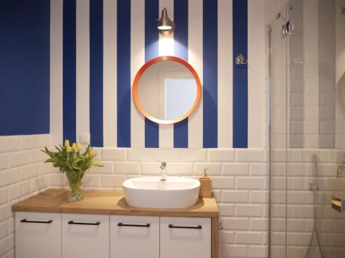 Kúpeľňa v ubytovaní Apartament Biały Żagiel