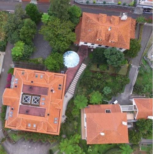 Letecký snímek ubytování Solar de Boaventura
