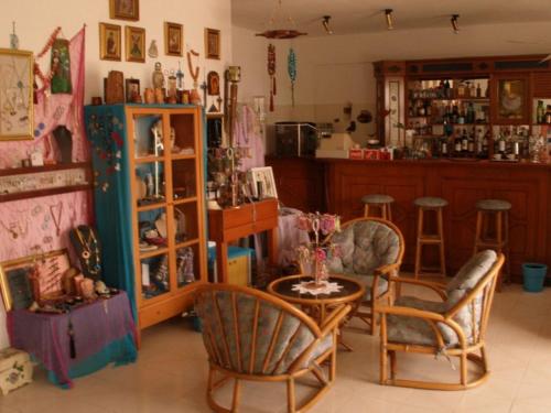 Posezení v ubytování Hotel Alexandros