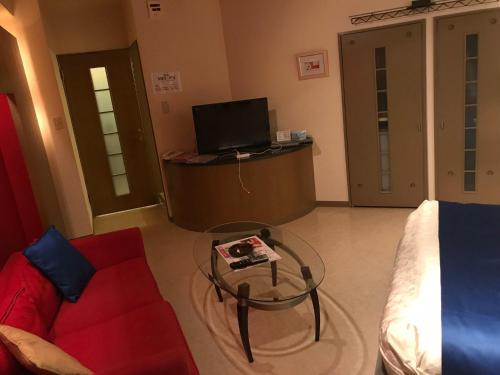 Μια τηλεόραση ή/και κέντρο ψυχαγωγίας στο Hotel Tiffany (Adult Only)