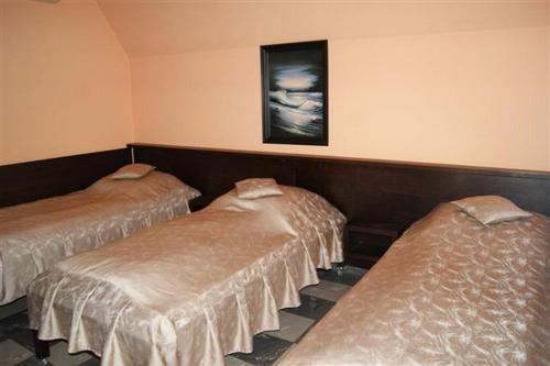 Tempat tidur dalam kamar di Pokoje Gościnne Gum-Bar
