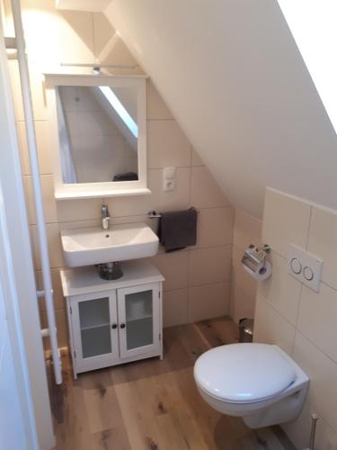 Koupelna v ubytování Fiore Gästezimmer