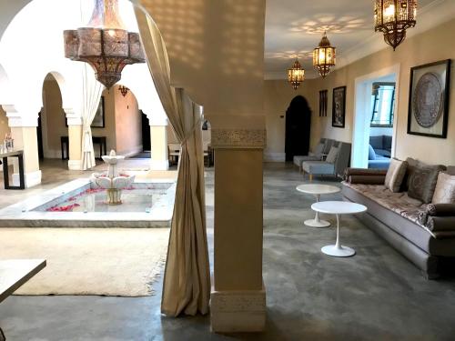 Et opholdsområde på Palais Souad