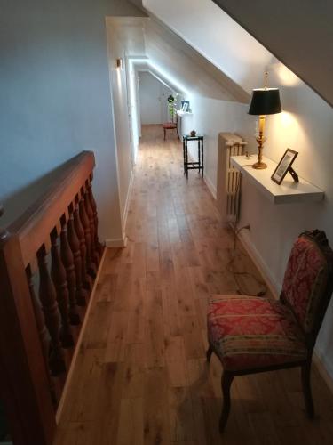 Posezení v ubytování Maison Angulus Ridet