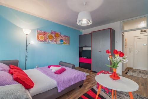 Posteľ alebo postele v izbe v ubytovaní Cosy apartment Zupanic